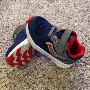 Saucony Kids' Blue and Red Sneakers